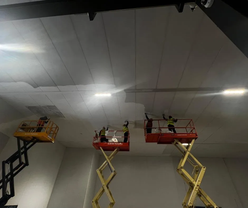 Commercial painting project by Superior Plus Painting