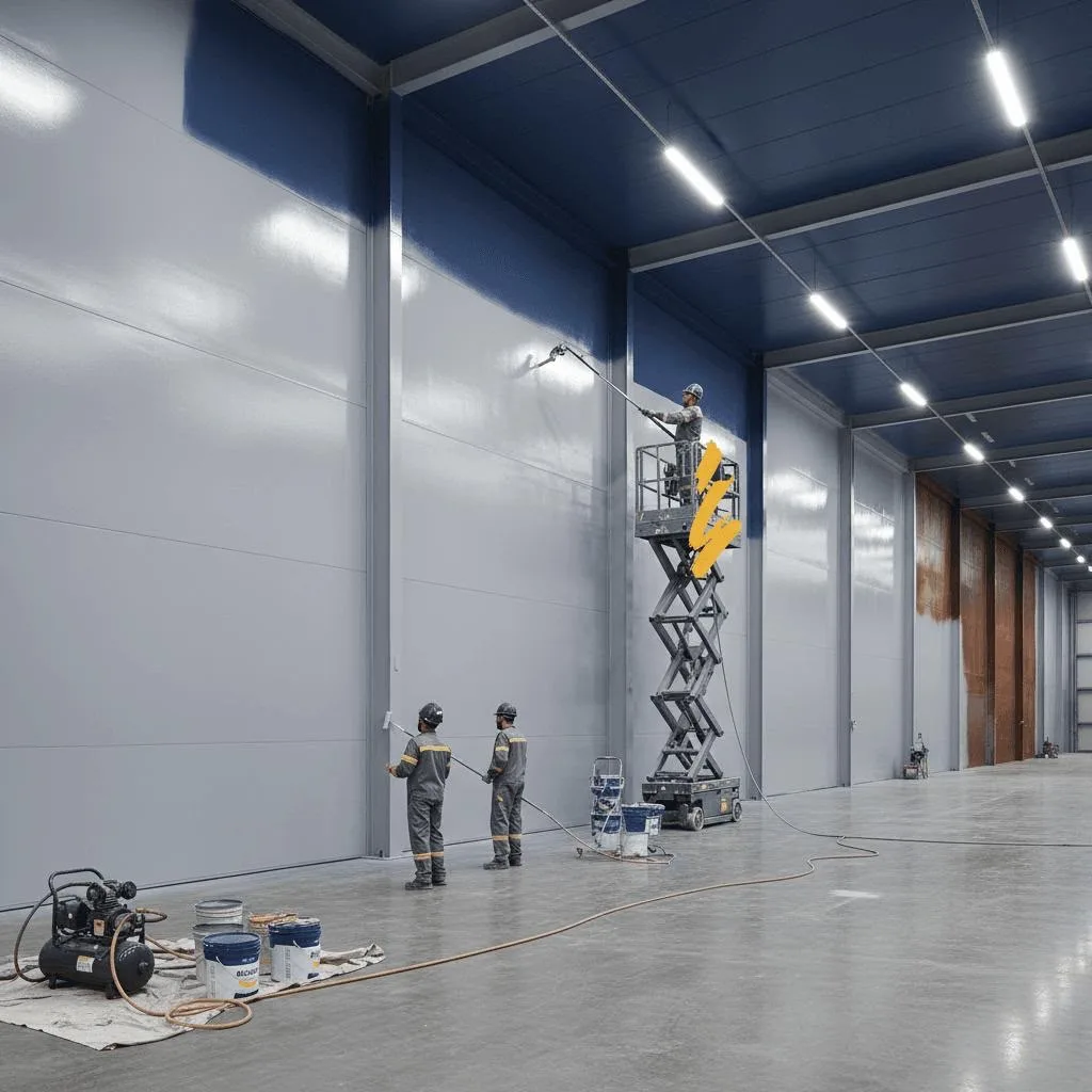 Commercial painting project by Superior Plus Painting