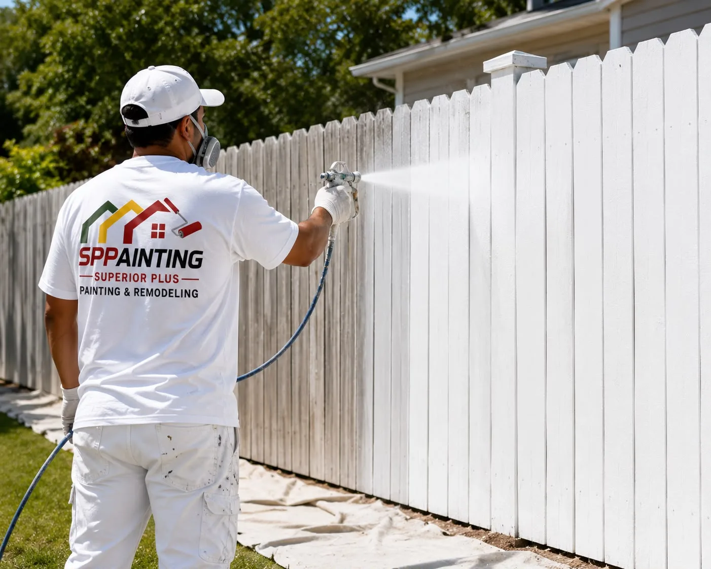Fence Painting project by Superior Plus Painting