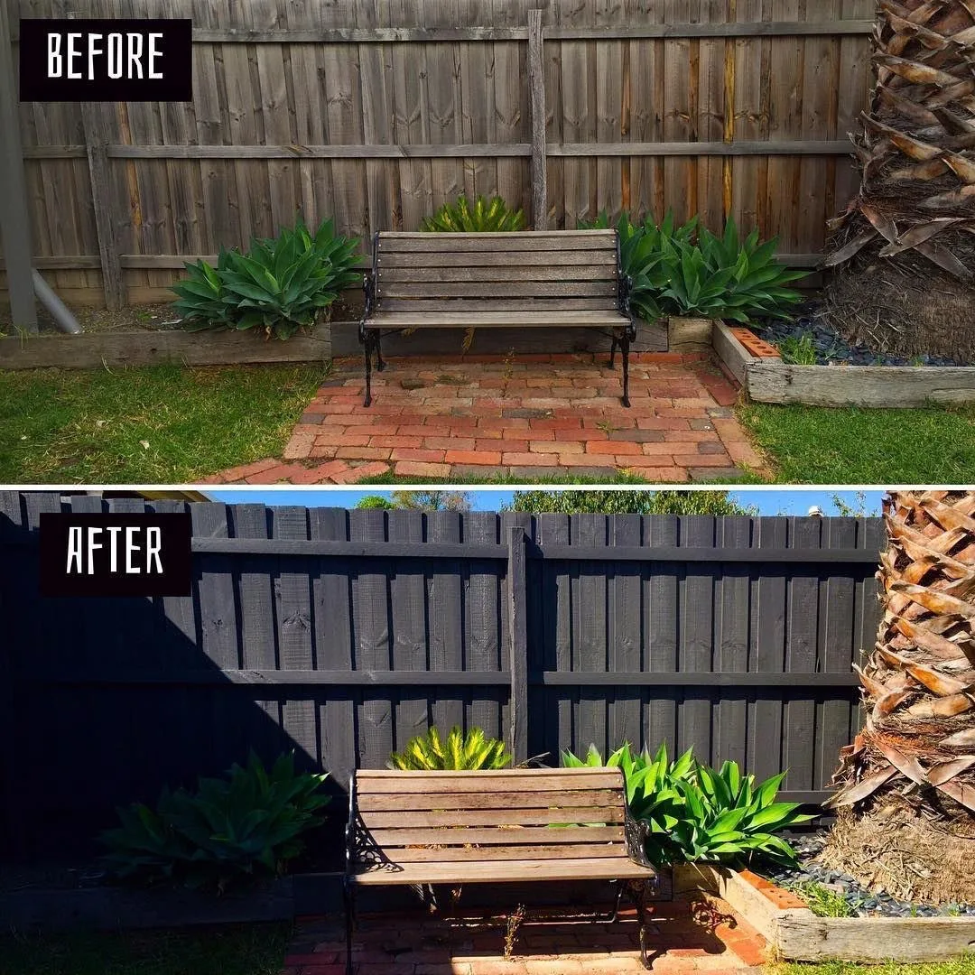 Fence painting project by Superior Plus Painting