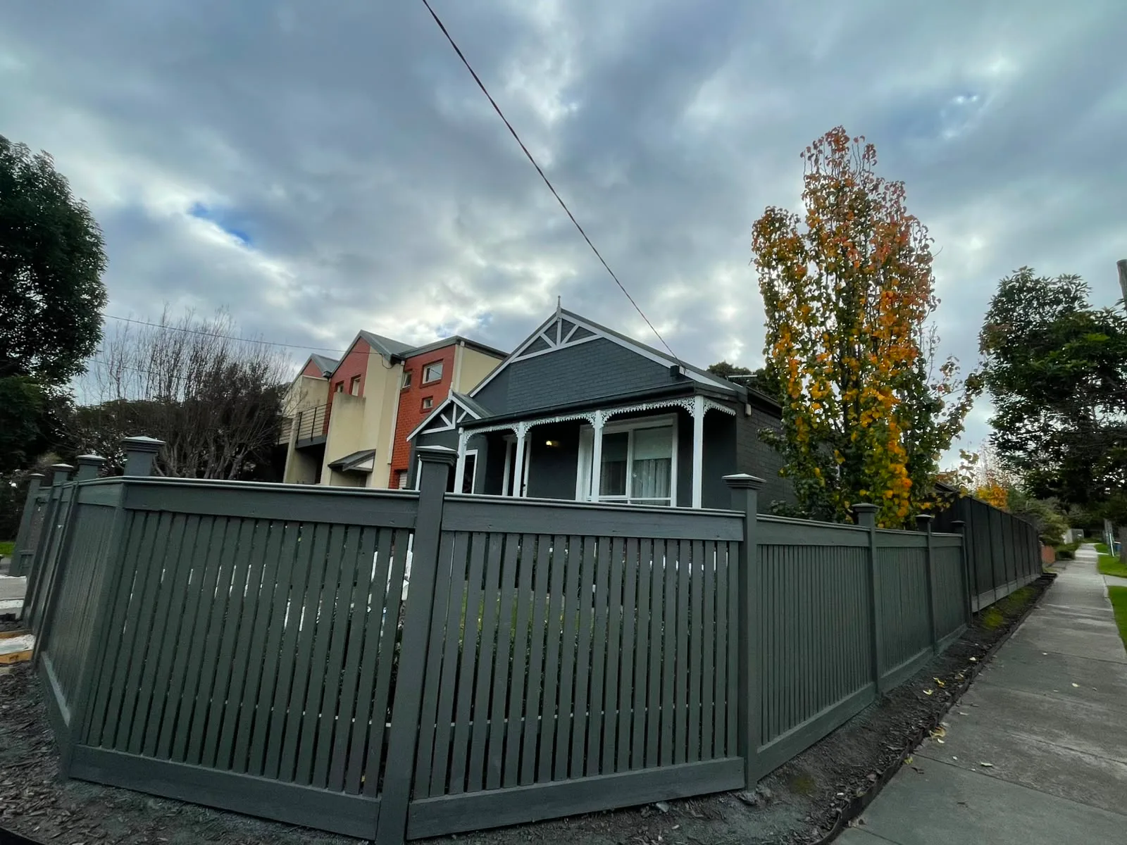 Fence painting project by Superior Plus Painting