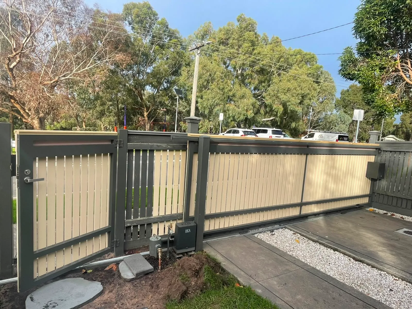 Fence painting project by Superior Plus Painting