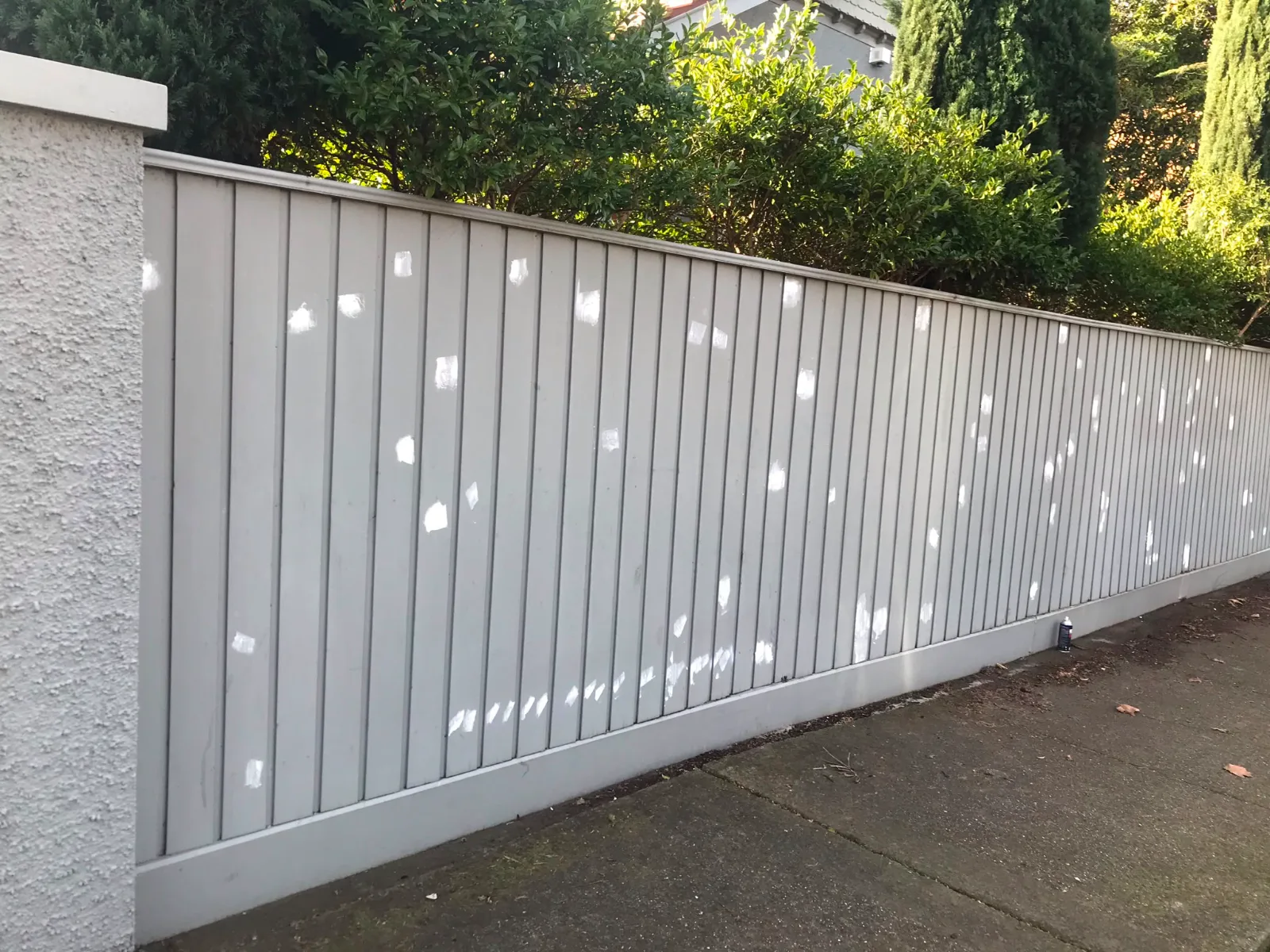 Fence painting project by Superior Plus Painting