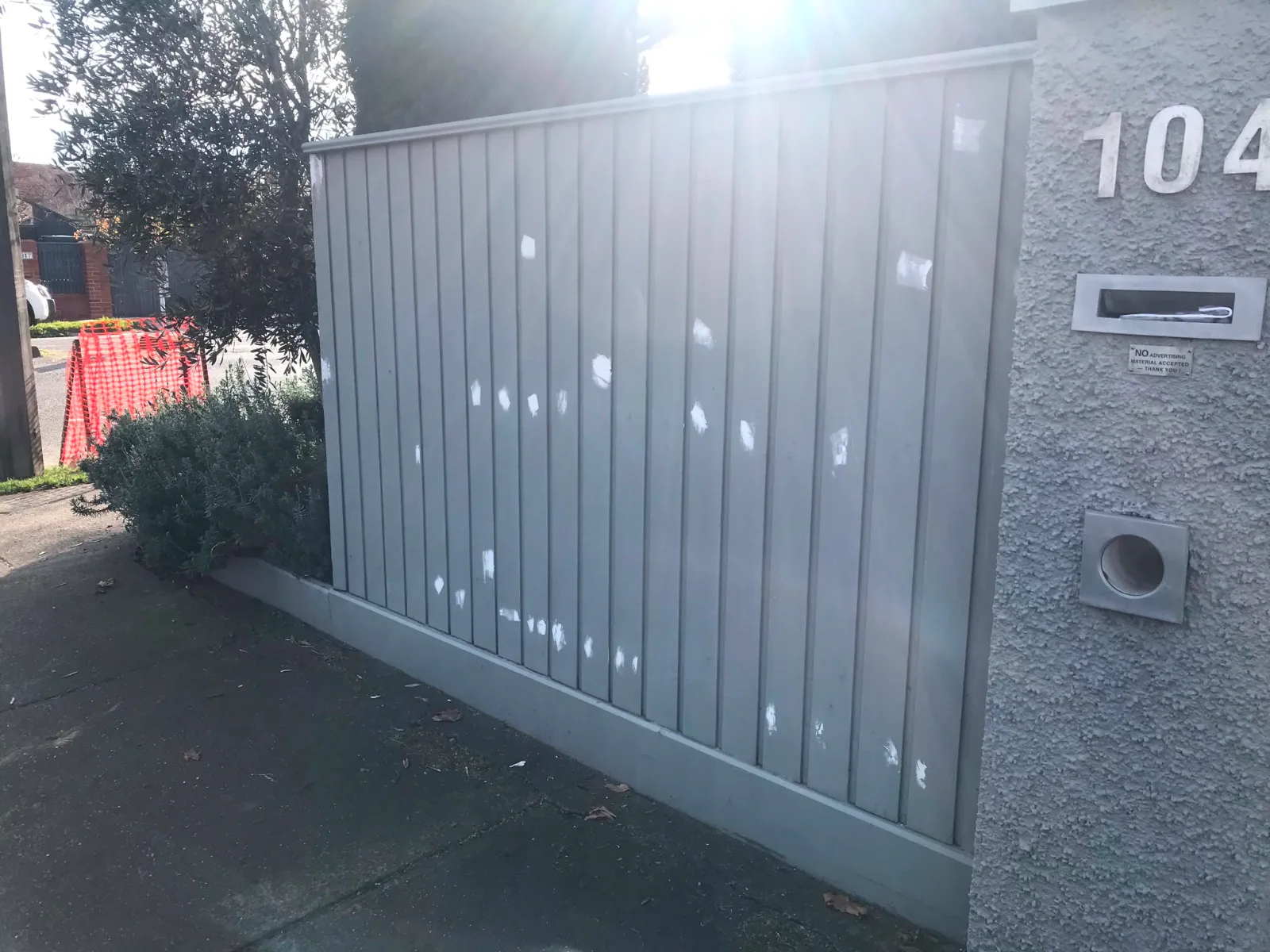 Fence painting project by Superior Plus Painting