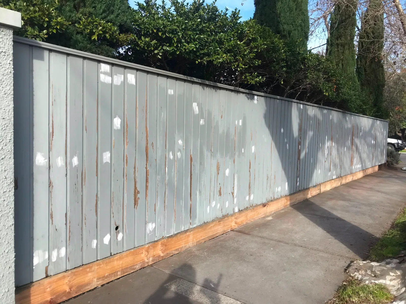 Fence painting project by Superior Plus Painting